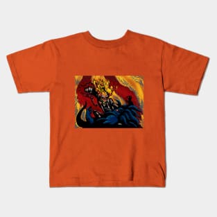 Ghost Rider vs Blackheart Kids T-Shirt